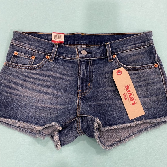 Levi's Pants - Levi Strauss & Co. shorty short low rise shorts size 28 NWT distressed
